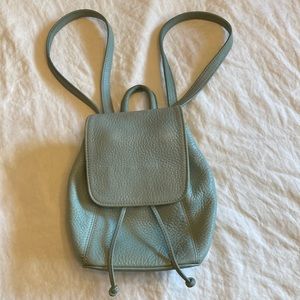 Vintage Coach light blue leather Sonoma Backpack 4925